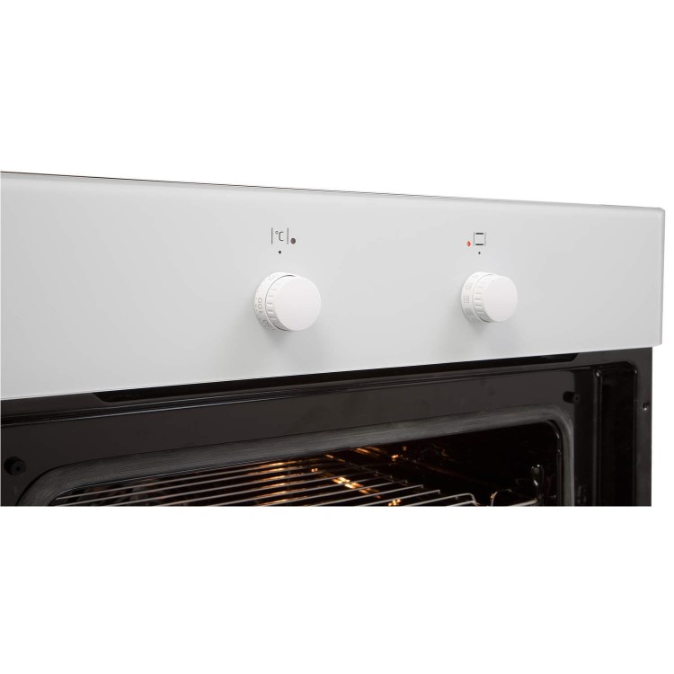 Amica 1053.3W Multifunction Electric Built-in Single Oven With Steam Cleaning - White