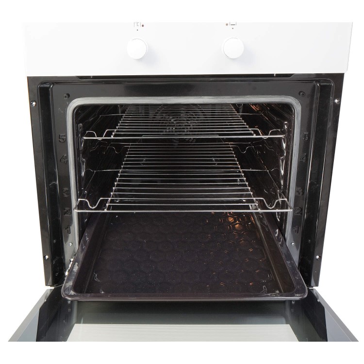 Amica 1053.3W Multifunction Electric Built-in Single Oven With Steam Cleaning - White