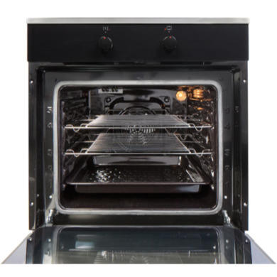 Amica 1053.3X Multifunction Electric Built-in Single Oven With Steam Cleaning - Stainless Steel