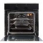 Amica 1053.3X Multifunction Electric Built-in Single Oven With Steam Cleaning - Stainless Steel