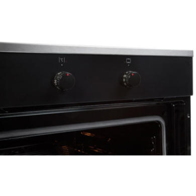 Amica 1053.3X Multifunction Electric Built-in Single Oven With Steam Cleaning - Stainless Steel