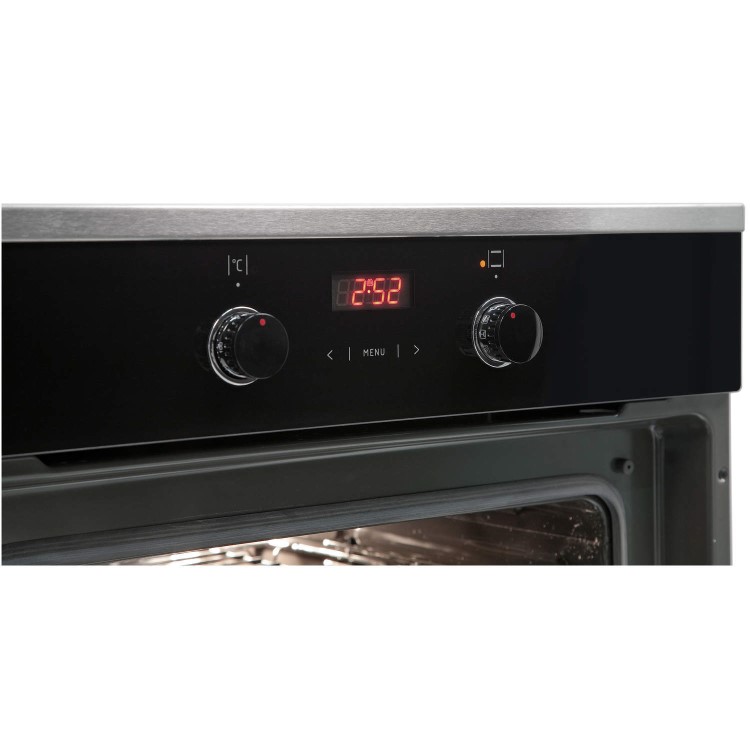 Amica 1053.3TsX Multifunction Electric Built-in Single Oven With Steam Cleaning - Stainless Steel