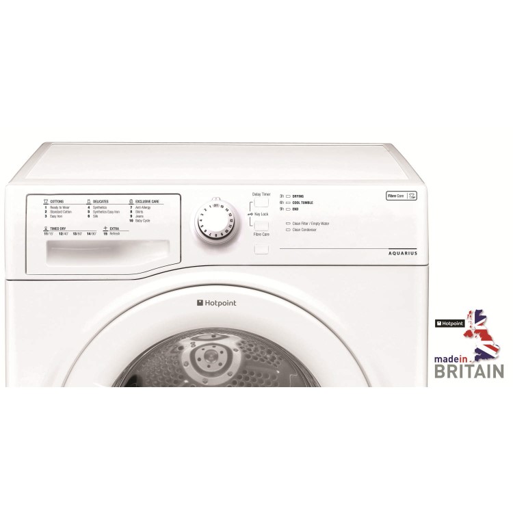 GRADE A2 - Hotpoint TCFS73BGP 7kg Freestanding Condenser Tumble Dryer Polar White