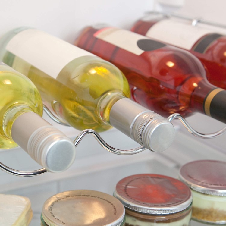 GRADE A2 - Servis C60185NFR Freestanding Retro Fridge Freezer Red