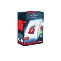 Miele 10592130 4x Hyclean 4D Smell Protect Dustbags with active charcoal granules - 1 Motor Filter -