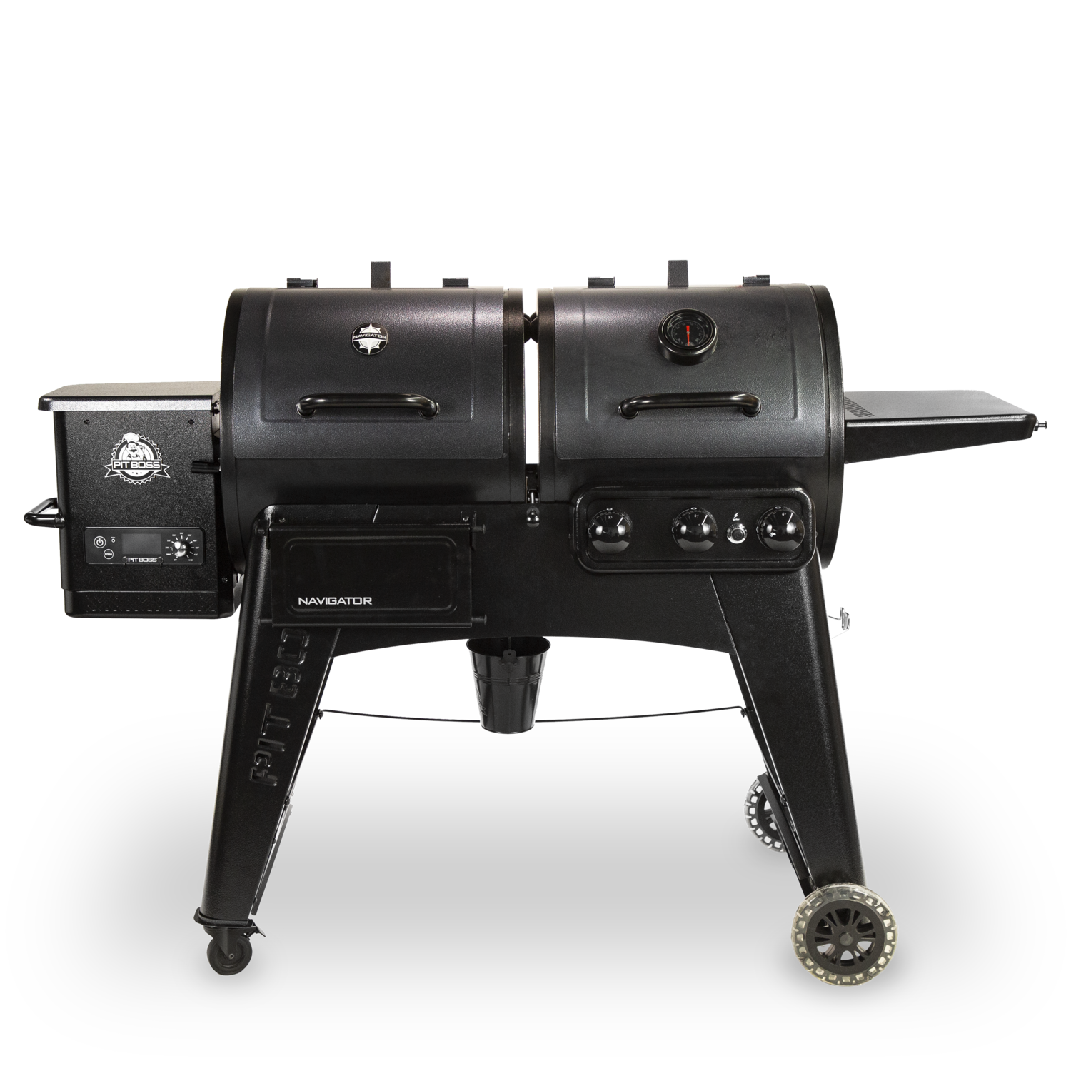 Navigator 1230 Pellet Smoker 3 Burner Gas Combo BBQ Grill PB1230CN