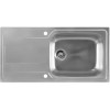 GRADE A2 - Stainless Steel Kitchen Sink 1 bowl 1000 x 500mm - Taylor &amp; Moore