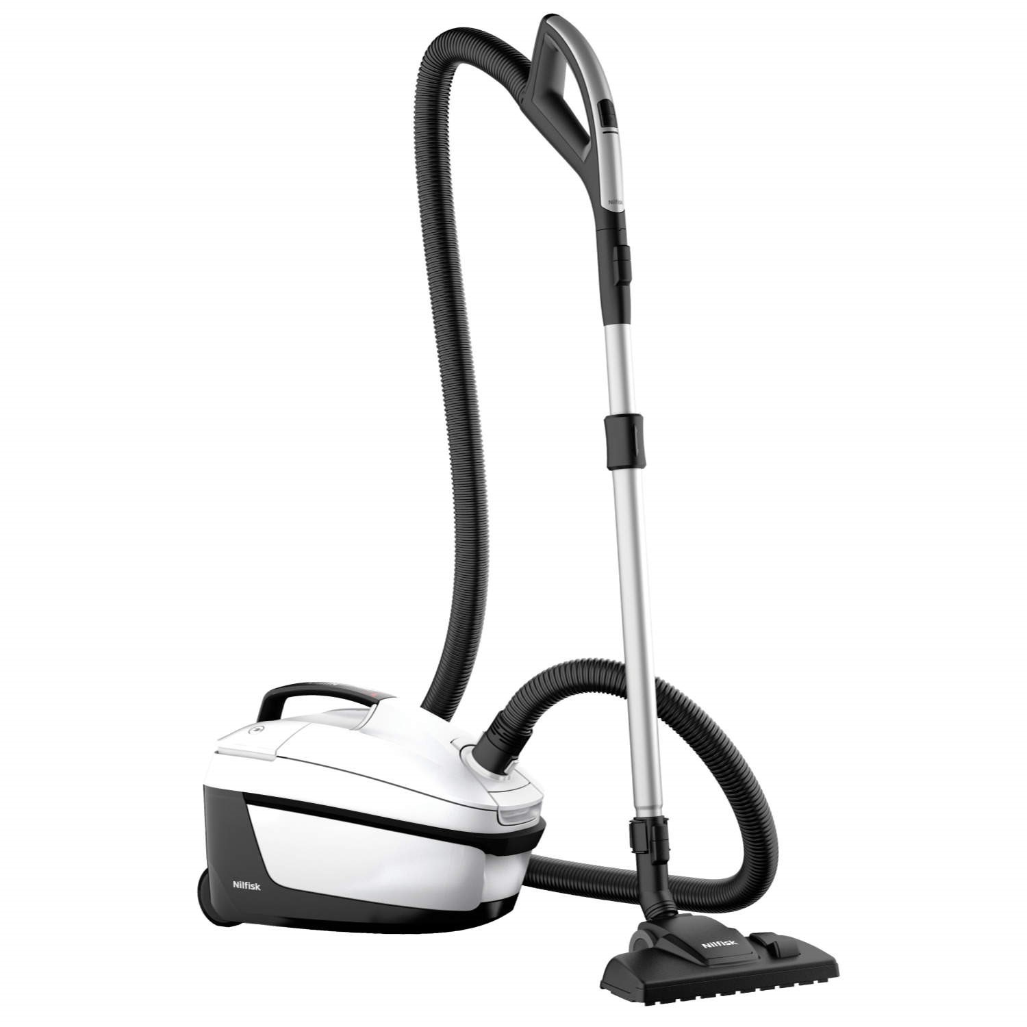 Nilfisk 107402923 Elite Eco UK White Cylinder Vacuum Cleaner