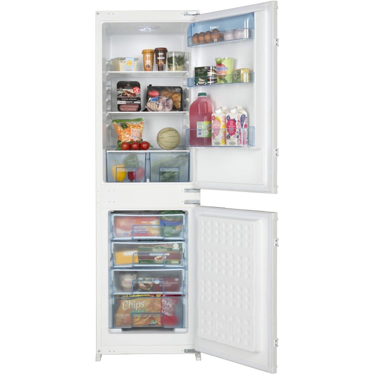 LEC 444443382 INT50FF 50-50 Frost Free Integrated Fridge Freezer