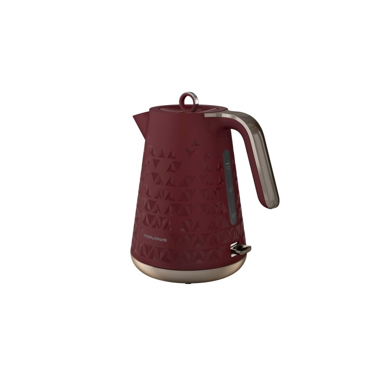 Morphy Richards 108253 Textured Jug Kettle - Merlot