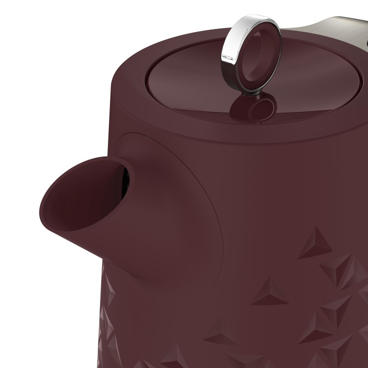 Morphy Richards 108253 Textured Jug Kettle - Merlot