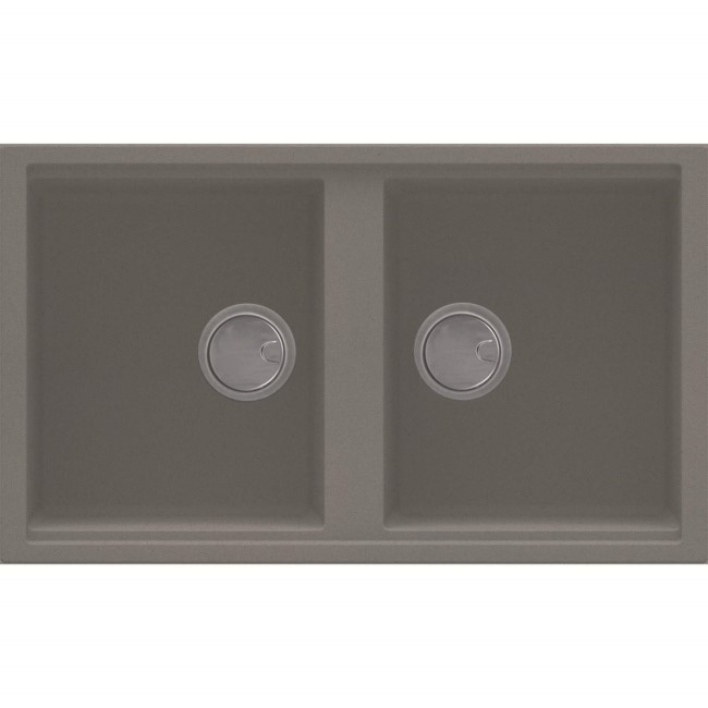 Reginox BEST450-TT 2.0 Bowl Regi-Granite Composite Sink Metaltek Titanium Grey