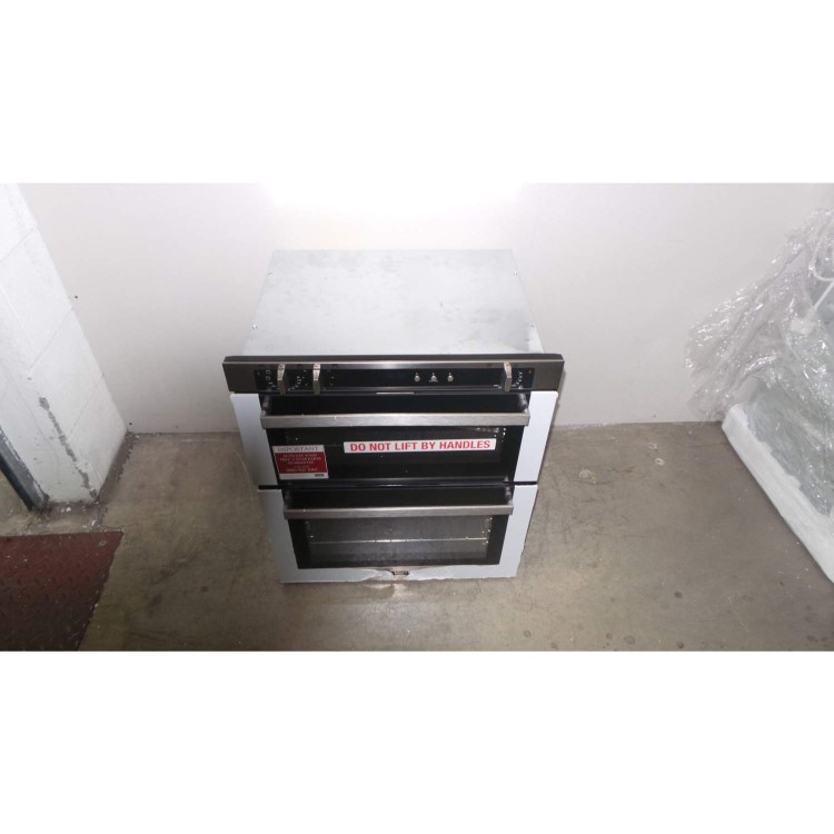 GRADE A2 - Slightly Damaged - Stoves SEB700FPS Electric Built Under Double Oven in Stainless Steel