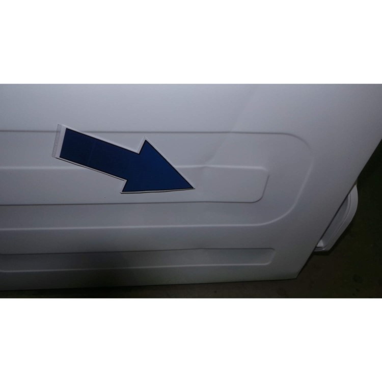 GRADE A3 - Heavy cosmetic damage - Smeg DHT81LUK Freestanding Heat Pump Dryer White