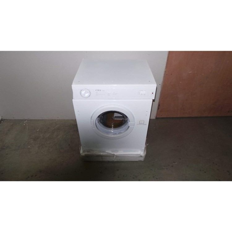 GRADE A3 - Heavy cosmetic damage - CDA CI921 7kg Integrated Vented Tumble Dryer - White