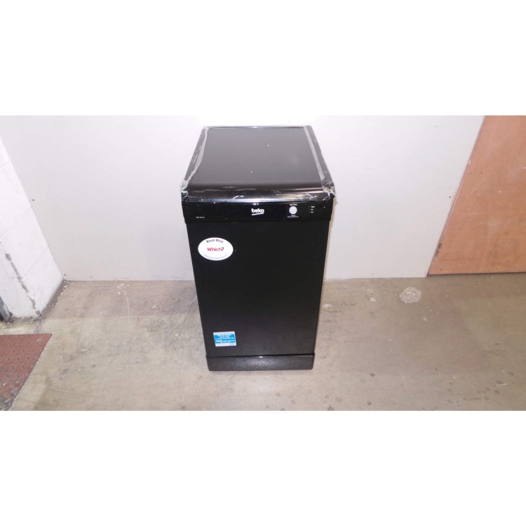 GRADE A2 - Light cosmetic damage - Beko DSFS1531B 10 Place Slim Line Freestanding Dishwasher - Black