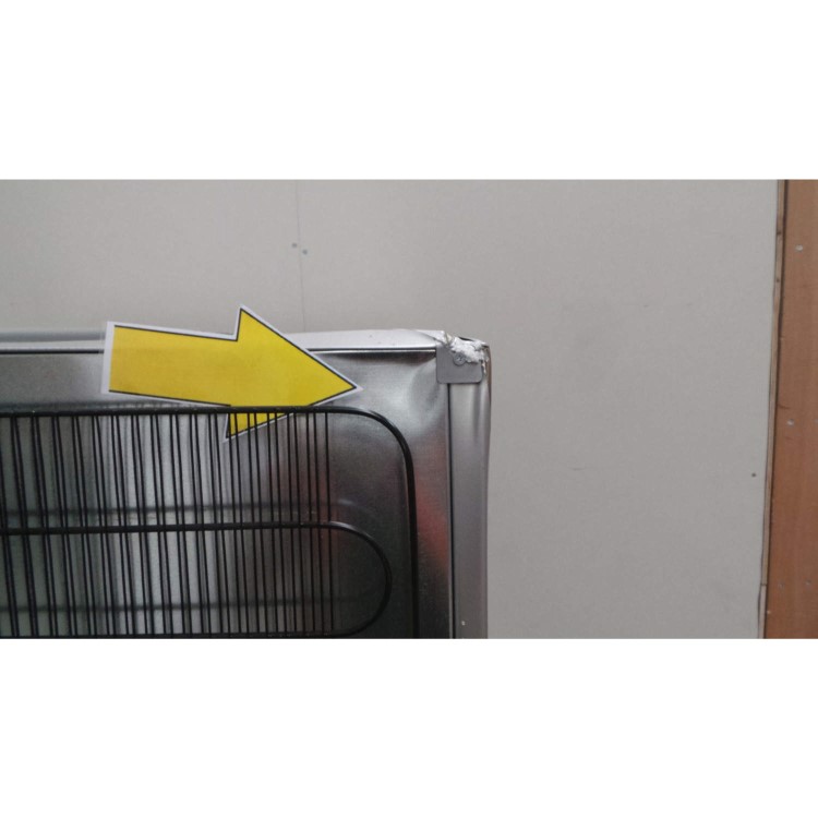 GRADE A3 - Heavy cosmetic damage - Beko TFFC671S 1.7m Tall Frost Free Freestanding Freezer Silver
