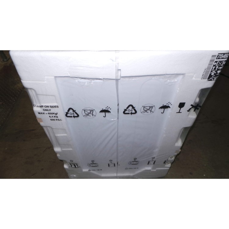 GRADE A2 - Light cosmetic damage - Hotpoint AQC9BF7E1 9kg Freestanding Condenser Tumble Dryer - White With Tungsten Door