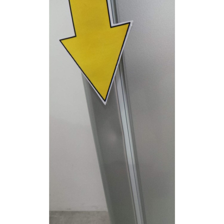 GRADE A2 - Light cosmetic damage - Beko CF5834APS 183x55cm Frost Free Freestanding Fridge Freezer Silver
