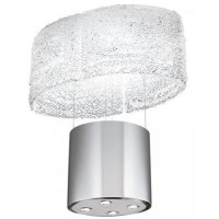Faber Nest 86cm Island Hood - Stainless Steel/Glass