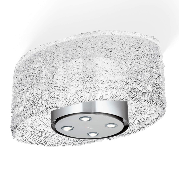 Faber Nest 86cm Island Hood - Stainless Steel/Glass