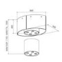 Faber Nest 86cm Island Hood - Stainless Steel/Glass