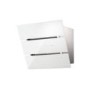 Faber Eko XS 55cm Chimney Hood - White Glass