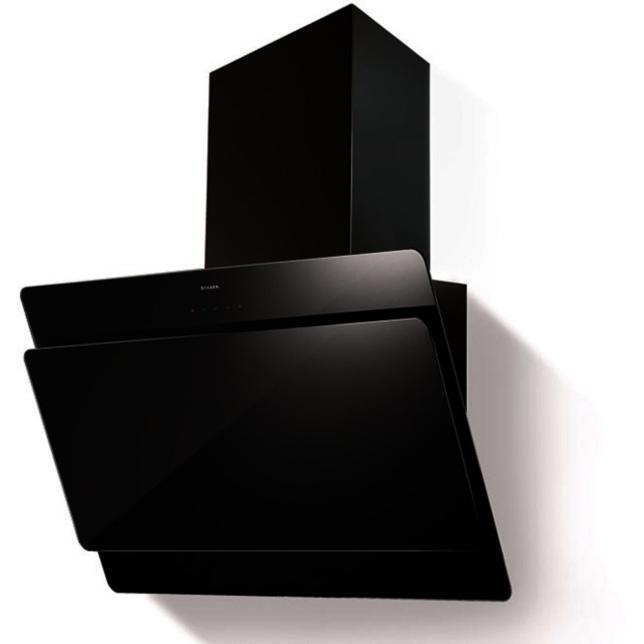 Faber Cocktail 80cm Chimney Cooker Hood Black Glass 110.0252.427