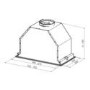 Faber Inca Lux 70cm Canopy Hood - Stainless Steel
