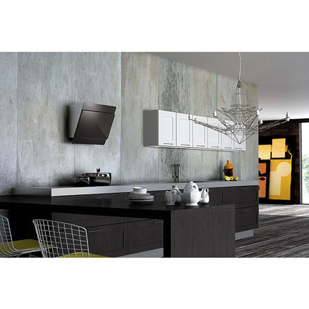 Faber Cocktail 55cm Angled Chimney Cooker Hood White Glass