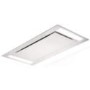 Faber Heaven Glass 100cm Ceiling Cooker Hood White