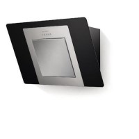 Faber City 80cm Chimney Cooker Hood Black Glass