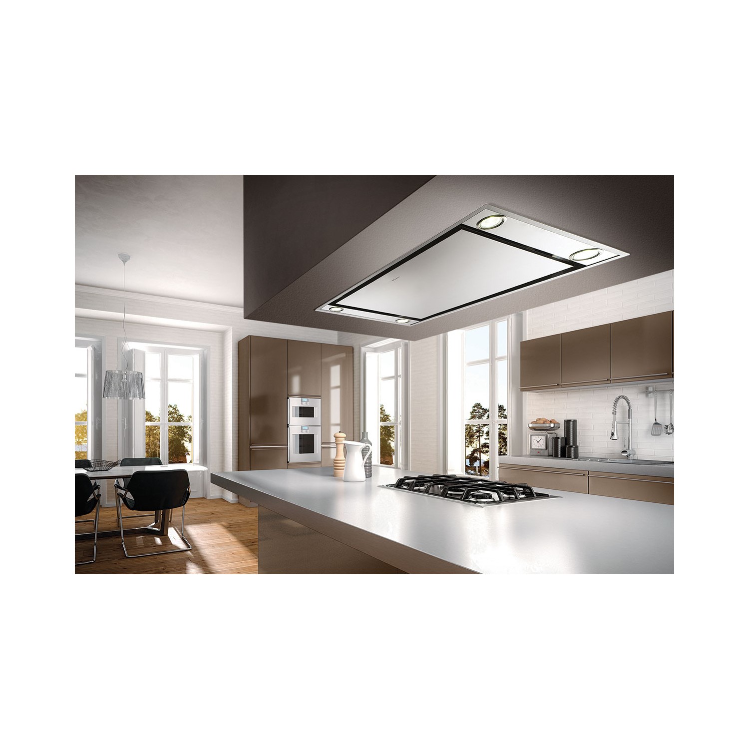 Faber Heaven 2 0 90cm Ceiling Cooker Hood Stainless Steel