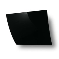 Faber Versus Black 80cm Chimney Cooker Hood Black Glass