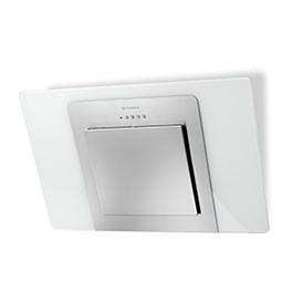 Faber City 60cm Chimney Cooker Hood White Glass