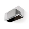 Faber Inca Lux Glass 52 -White 52 cm Canopy Cooker Hood - Stainless Steel And White Glass