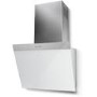 Faber Daisy EG8 WH A55 55 cm Angled Cooker Hood - White Glass