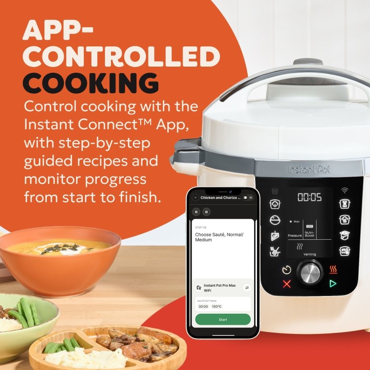 Instant Pot Pro 5.7L Multi-Cooker 10-in-1 Coconut White