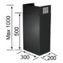 Franke Maris 2.0 Chimney Kit - Black