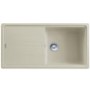 Single Bowl Inset Coffee Composite Kitchen Sink with Reversible Drainer - Franke