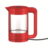 Bodum 11445-294UK Bistro 1.1 L See-through Electric Water Kettle - Red