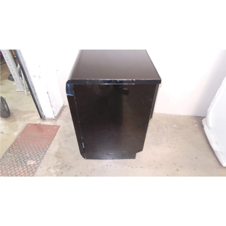 GRADE A3 - Heavy Cosmetic Damage - Smeg Full Size 12 Place Freestanding Dishwasher Black