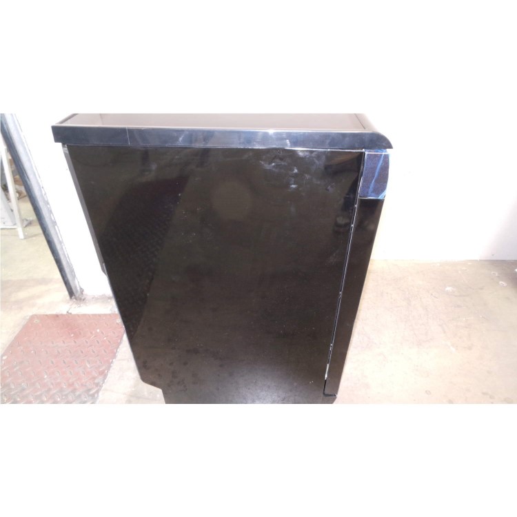 GRADE A3 - Heavy Cosmetic Damage - Smeg Full Size 12 Place Freestanding Dishwasher Black