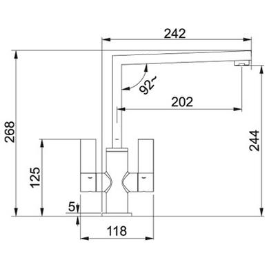 Franke PKX110_70DP Peak Undermount Large Bowl Stainless Steel Sink and Tap Designer Pack