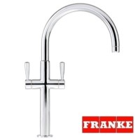Franke Rigi Extra Height Twin Lever Tap Chrome