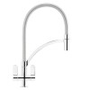 Franke Zelus Round Chome Pull Out Kitchen Tap
