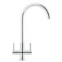 Franke Hestia Dual Lever Kitchen Tap - Chrome