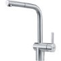 Franke Atlas Neo Square Stainless Steel Pull Out Monobloc Kitchen Sink Mixer Tap