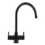 Franke Athena Dual Lever Kitchen Mixer Tap - Black