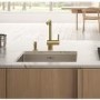 Franke Atlas Neo Square Gold Pull Out Monobloc Kitchen Sink Mixer Tap